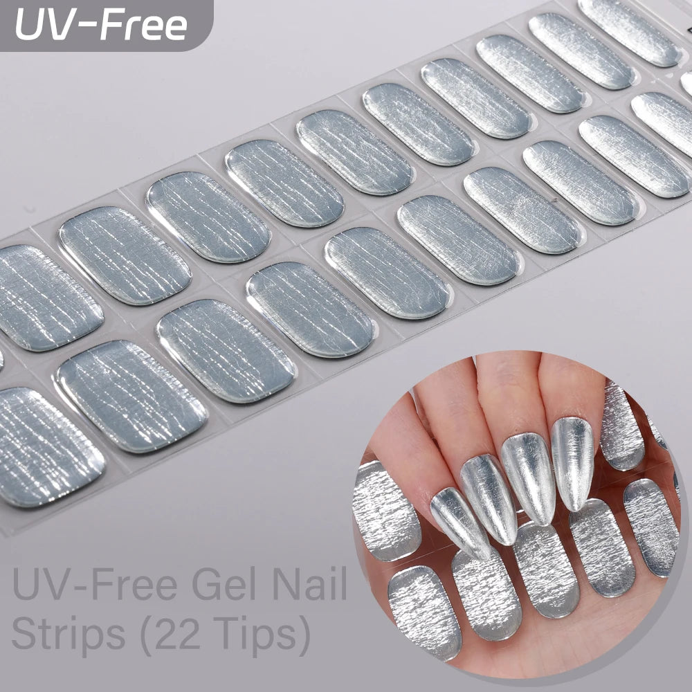 Sakura Ombré – 22-Tip UV-Free Gel Nail Strips