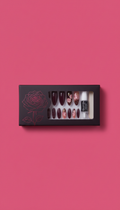 Black Cherry noir rose press-on kit