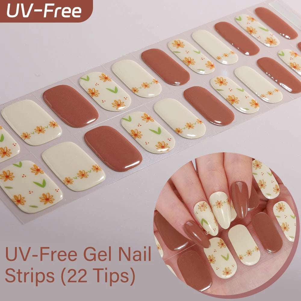 Sakura Ombré – 22-Tip UV-Free Gel Nail Strips