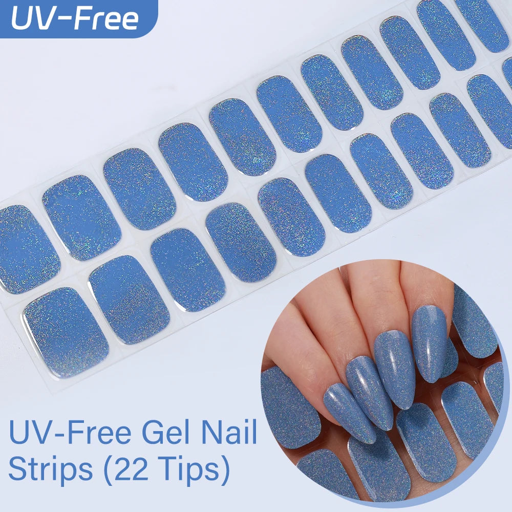 Sakura Ombré – 22-Tip UV-Free Gel Nail Strips