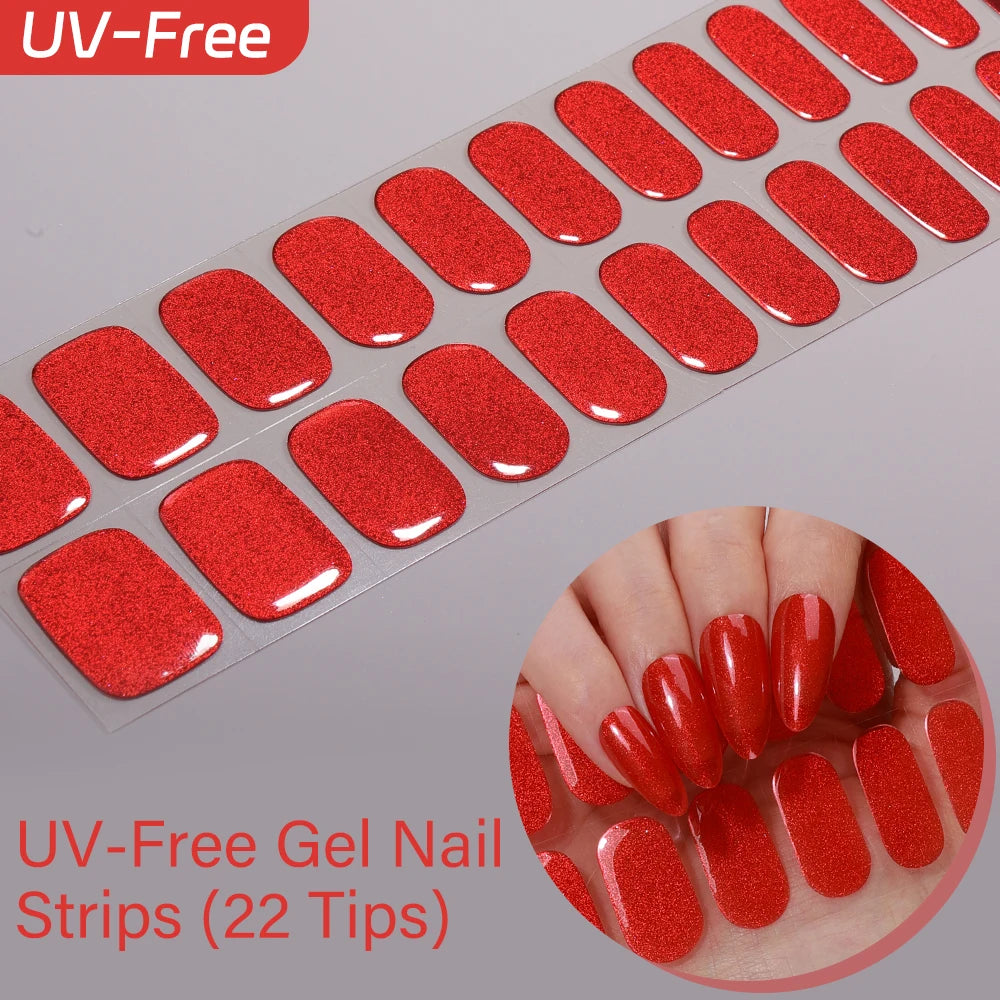 Sakura Ombré – 22-Tip UV-Free Gel Nail Strips