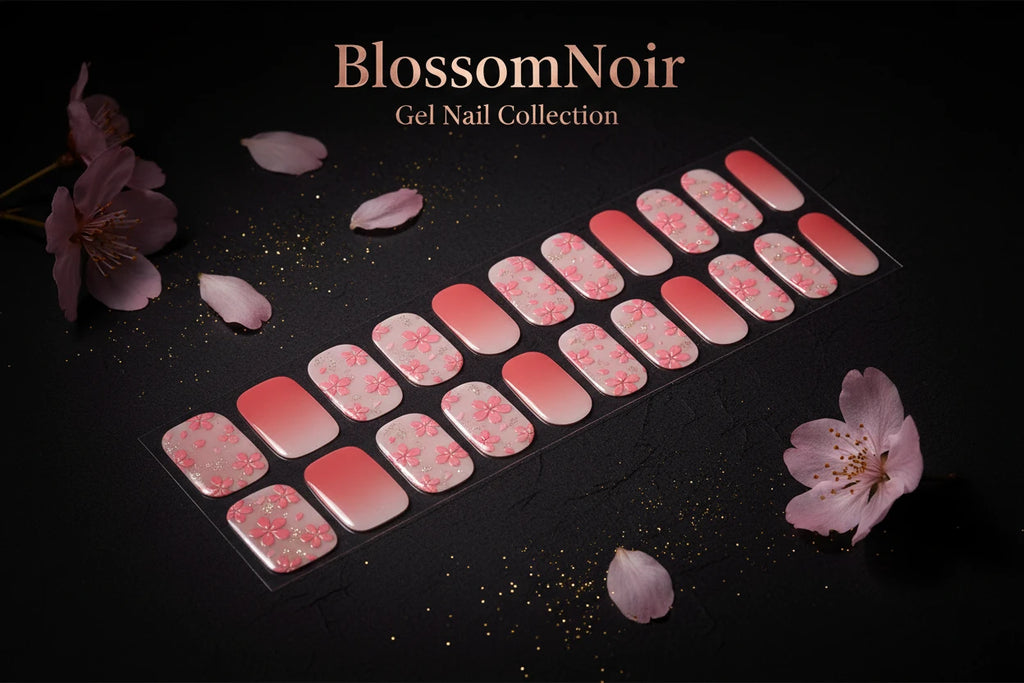Sakura Ombré – 22-Tip UV-Free Gel Nail Strips