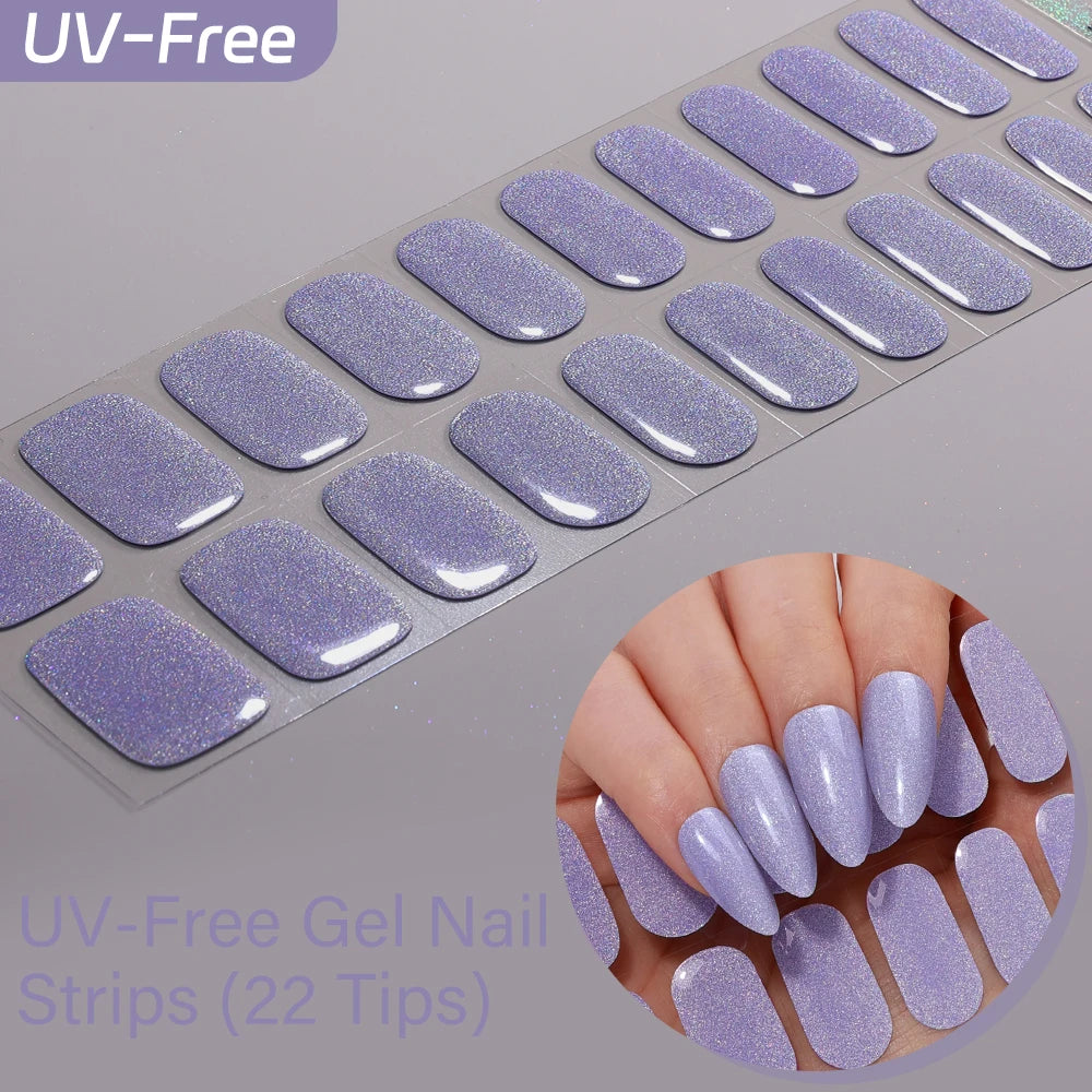 Sakura Ombré – 22-Tip UV-Free Gel Nail Strips