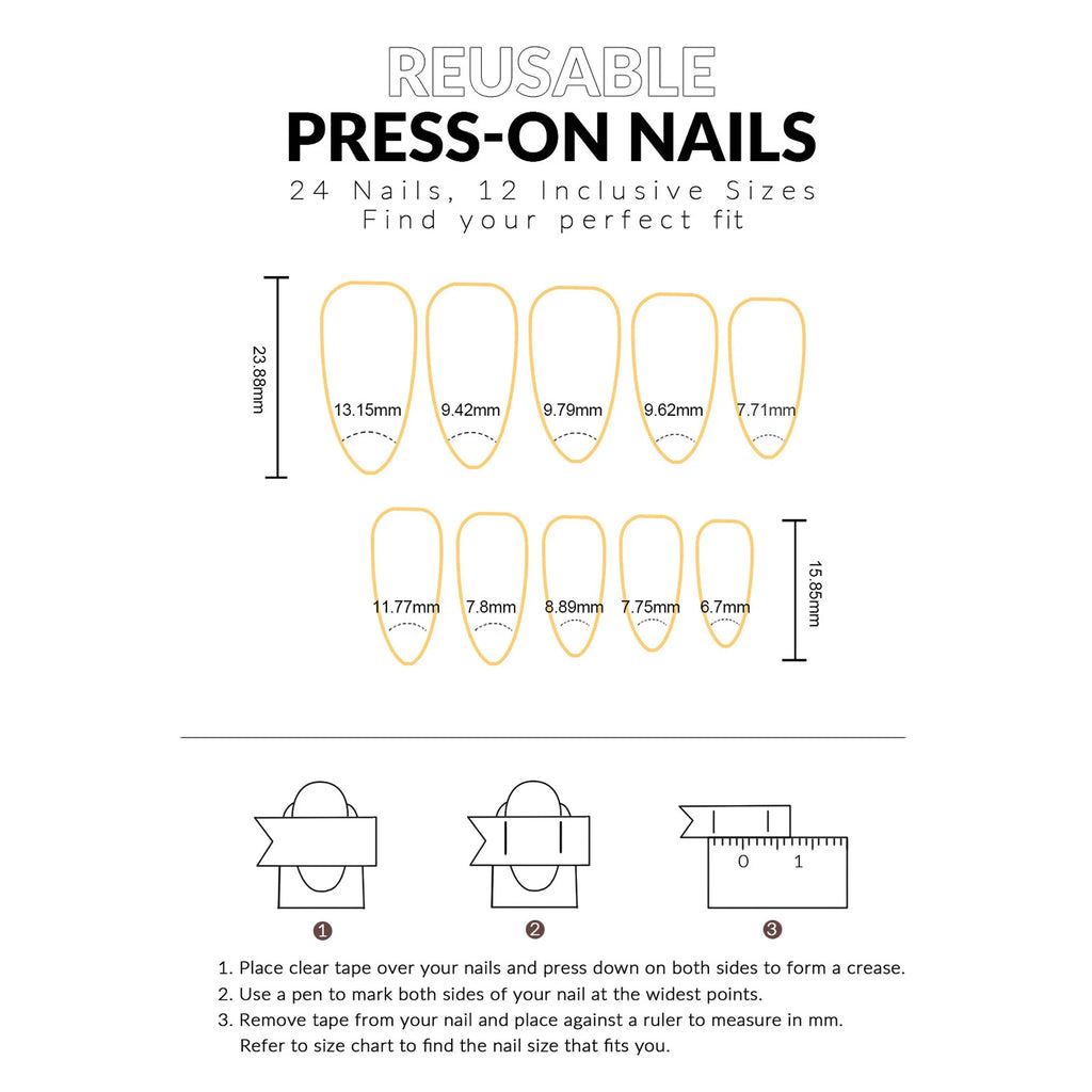30pcs Press On Nails Sakura Gradient Almond False Nails Tips Press on Fake Nails Removable Fake Nails Acrylic Manicure Nail Tips
